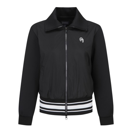 [가격인하] 여성 하이넥 레터링 집업 티셔츠