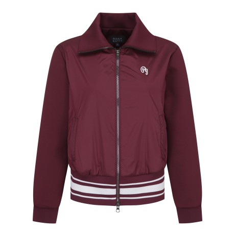 [가격인하] 여성 하이넥 레터링 집업 티셔츠