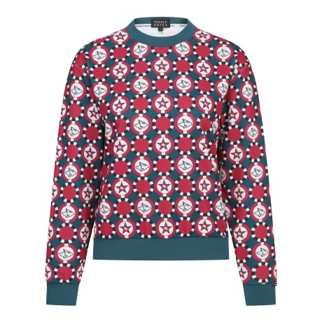 [가격인하] 여성 바니 서클 패턴 긴팔 티셔츠