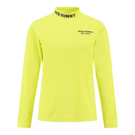 여성 잭바니 로고 포인트 모크넥 티셔츠