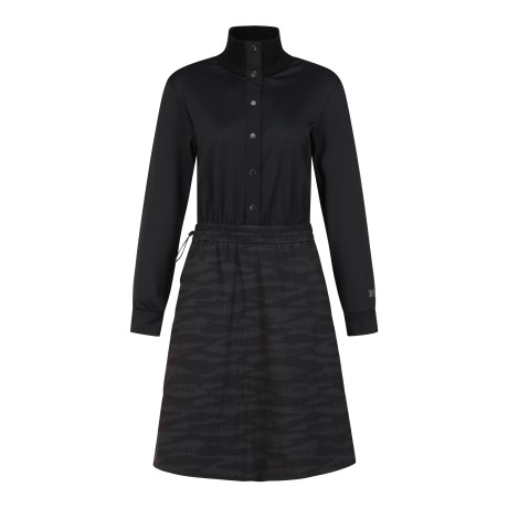 여성 패딩 블록 원피스 & 볼 파우치