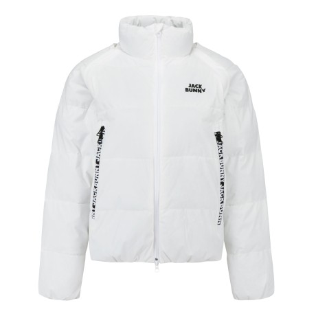 여성 잭바니 로고 지퍼 리사이클 패딩 점퍼