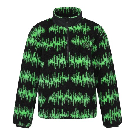 여성 잭바니 투톤 자카드 덤블링 집업 점퍼