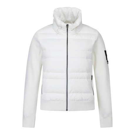 [가격 인하] 여성 백 바니 구스다운 블록 방풍 집업 가디건