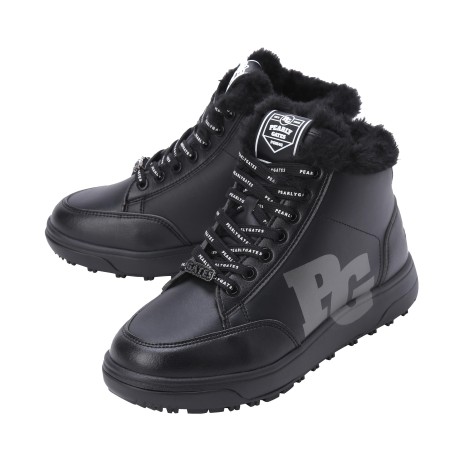 [가격 인하] 여성 보아퍼 레터링 스트랩 하이탑 골프화