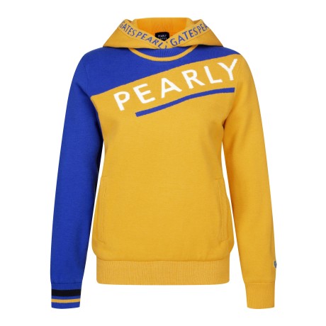 여성 배색 로고 니트 2종 SET