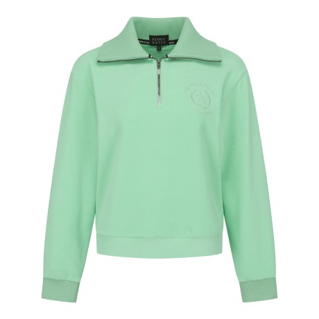 [가격 인하] 여성 와이드 니트 배색 긴팔 티셔츠