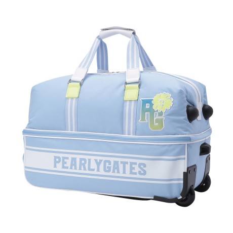 [가격 인하] 여성 로고 플라워 휠 보스턴백