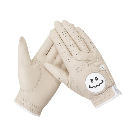 여성 타공 스마일 벨크로 양손 장갑