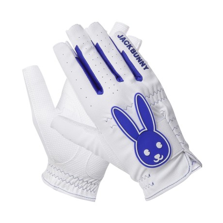 여성 잭바니 컬러 배색 네일컷 양손 장갑