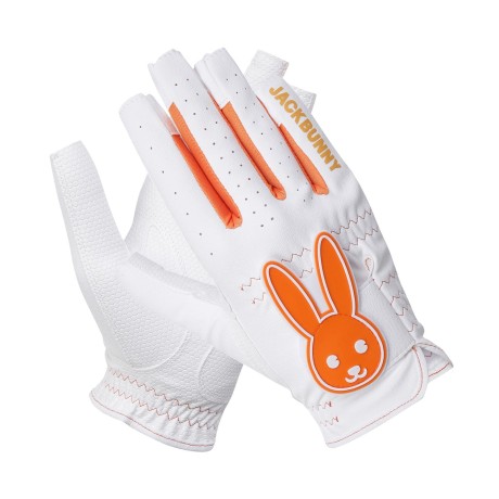 여성 잭바니 컬러 배색 네일컷 양손 장갑