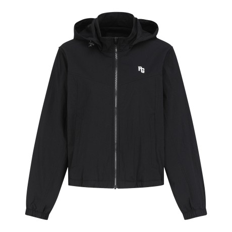 여성 후드 탈착 로고 웜 점퍼