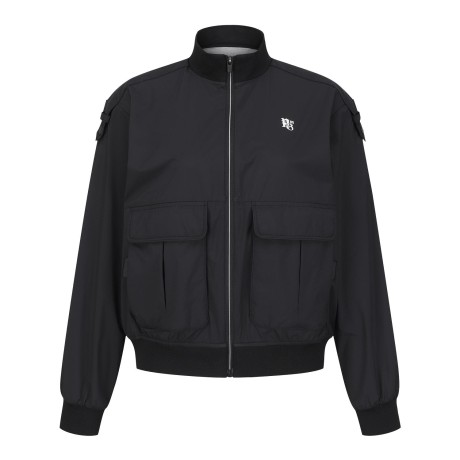 여성 플랩 포켓 경량 홑겹 점퍼