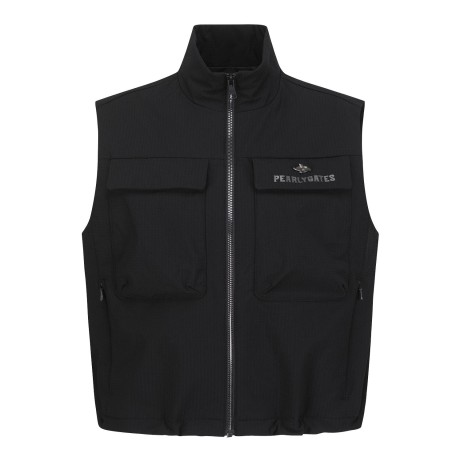 여성 바스트 플랩 포켓 패딩 베스트