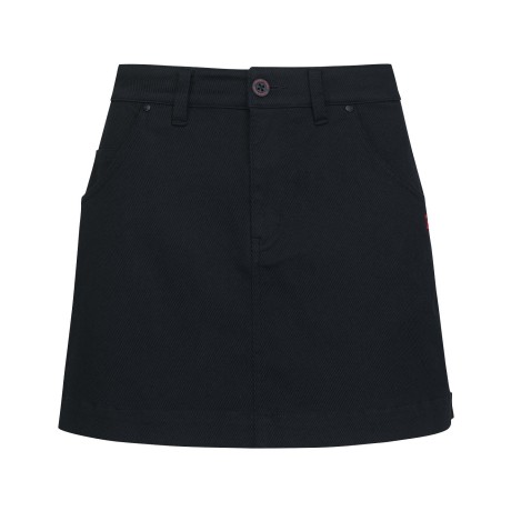 여성 로고 자수 트윌 스커트 & 로고 스카프