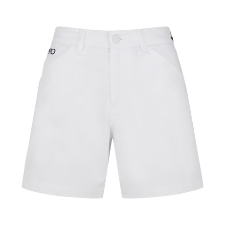 여성 로고 사이드 지퍼 조직감 쇼츠