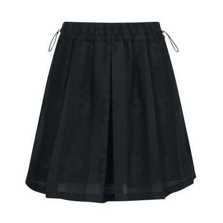 여성 P 로고 패턴 스트링 스커트