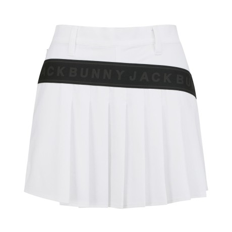 여성 잭바니 배색 라인 플리츠 큐롯 팬츠