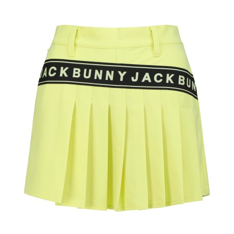 여성 잭바니 배색 라인 플리츠 큐롯 팬츠