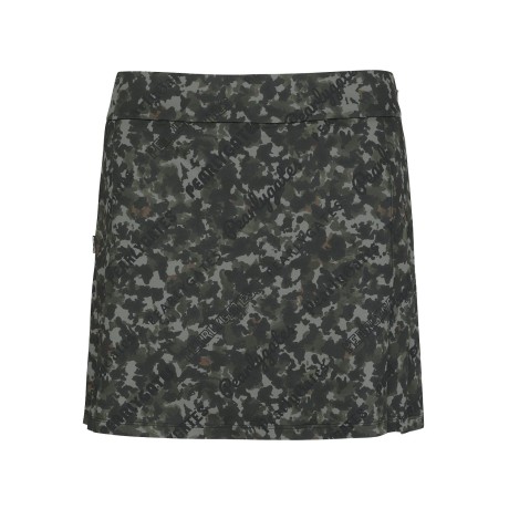 여성 카모콜라쥬 져지 스커트