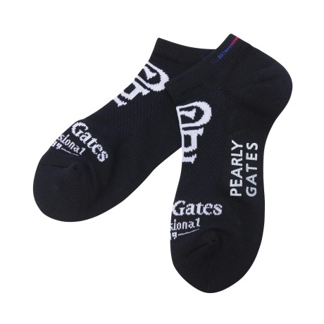 여성 로고 자카드 앵클 삭스