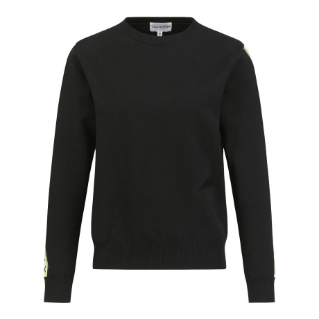 여성 잭바니 로고 슬리브 니트