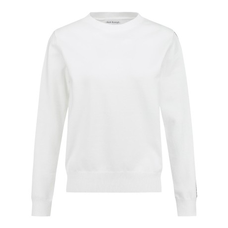 여성 잭바니 로고 슬리브 니트