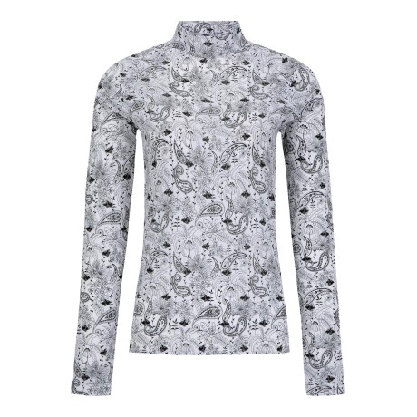 여성 모크넥 쿨링 긴팔 티셔츠