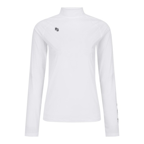 여성 모크넥 쿨링 긴팔 티셔츠