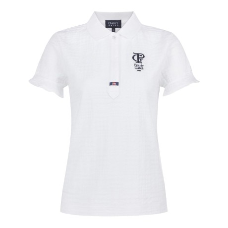 여성 하운드투스 프릴 커프스 칼라 티셔츠