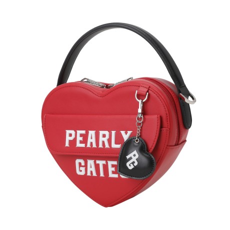 여성 엠보 로고 하트 투웨이백 & 하트 키링