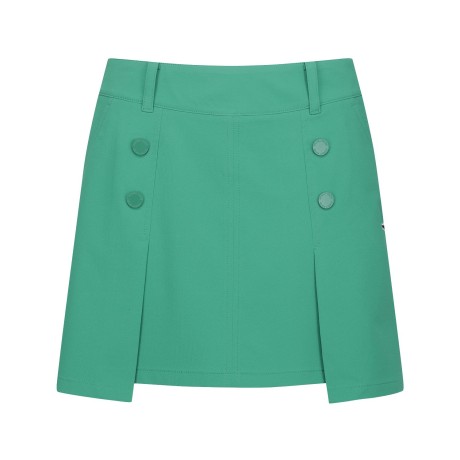 여성 언밸런스 플리츠 큐롯 스커트