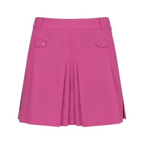 [박현경프로 착용]여성 백밴딩 믹스 플리츠 큐롯 스커트