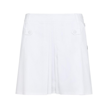 여성 백밴딩 믹스 플리츠 큐롯 스커트