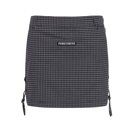 여성 백밴딩 체크 스트링 큐롯 스커트