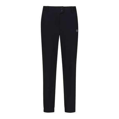 여성 백 밴딩 스트레치 팬츠 & 미니 파우치