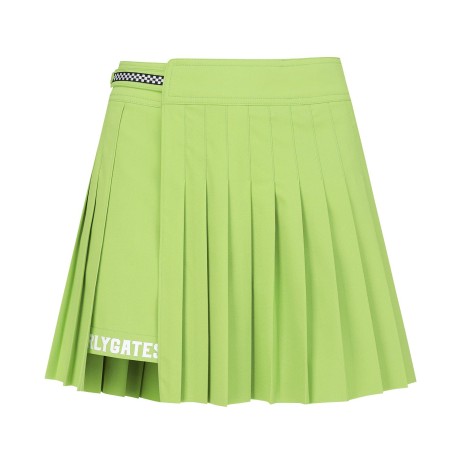 여성 플리츠 랩 큐롯 스커트