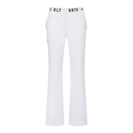 여성 컬러 테슬 키링 스트레이트 팬츠