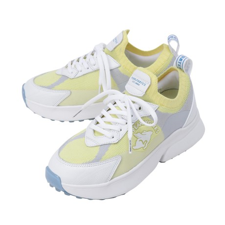 여성 컬러 블록 니팅 골프화