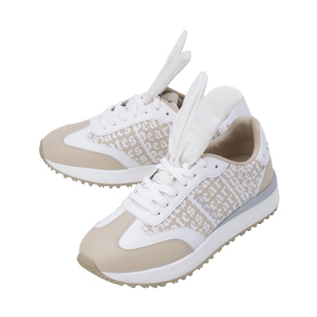 여성 로고 패턴 골프화 & 탈착 래빗 장식