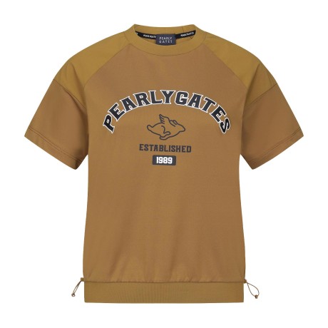 여성 로고 스트링 반팔 티셔츠