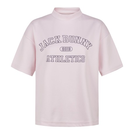 여성 잭바니 루즈핏 로고 반팔 티셔츠