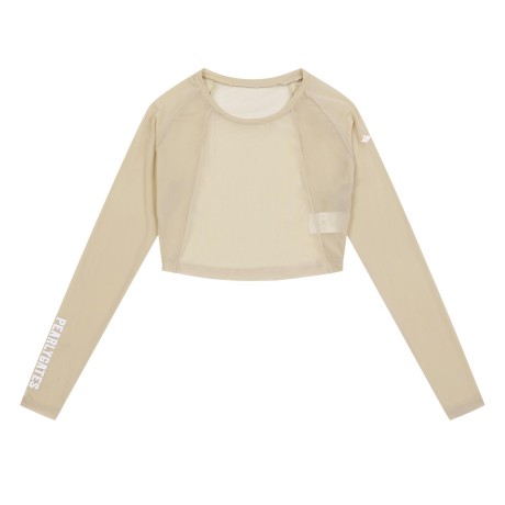 여성 로고 프린트 쿨링 크롭탑