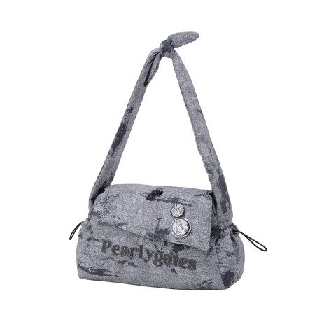 [ONLY BUCKET] 여성 노트 스트링 뱃지 숄더백