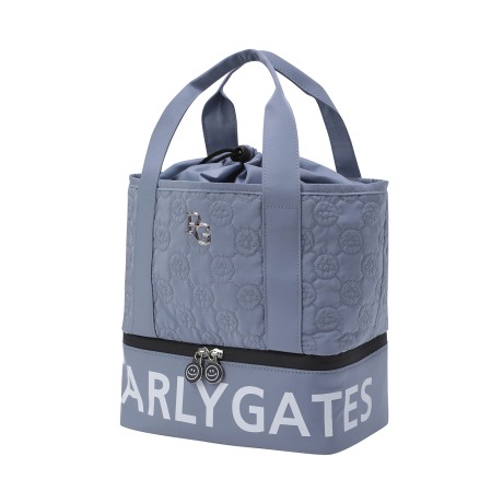 여성 스마일 퀼팅 로고 보온백