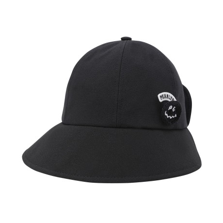 여성 사이드 크로쉐 뱃지 리본 보닛햇