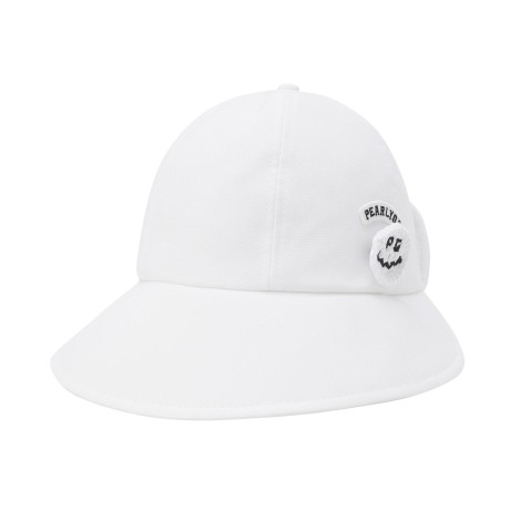 여성 사이드 크로쉐 뱃지 리본 보닛햇