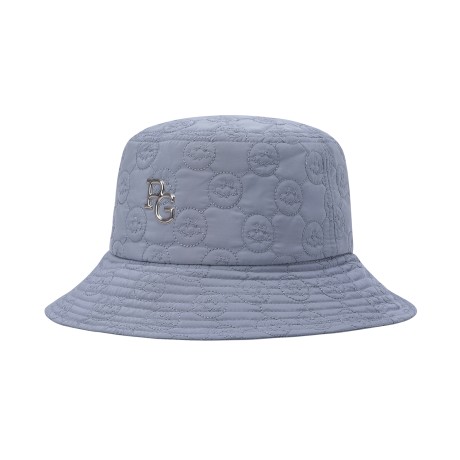 [가격 인하] 여성 스마일 퀼팅 버킷햇