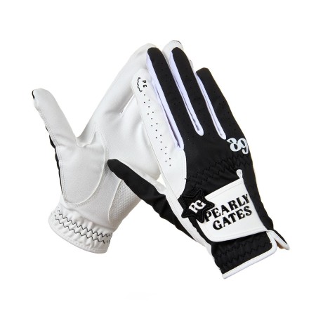 [가격 인하] 여성 와펜 자수 벨크로 양손 장갑