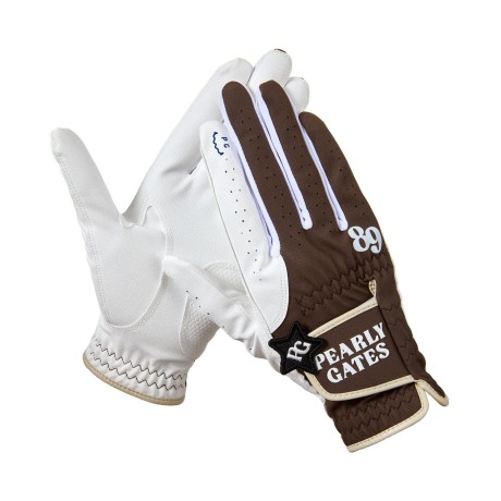 [가격 인하] 여성 와펜 자수 벨크로 양손 장갑